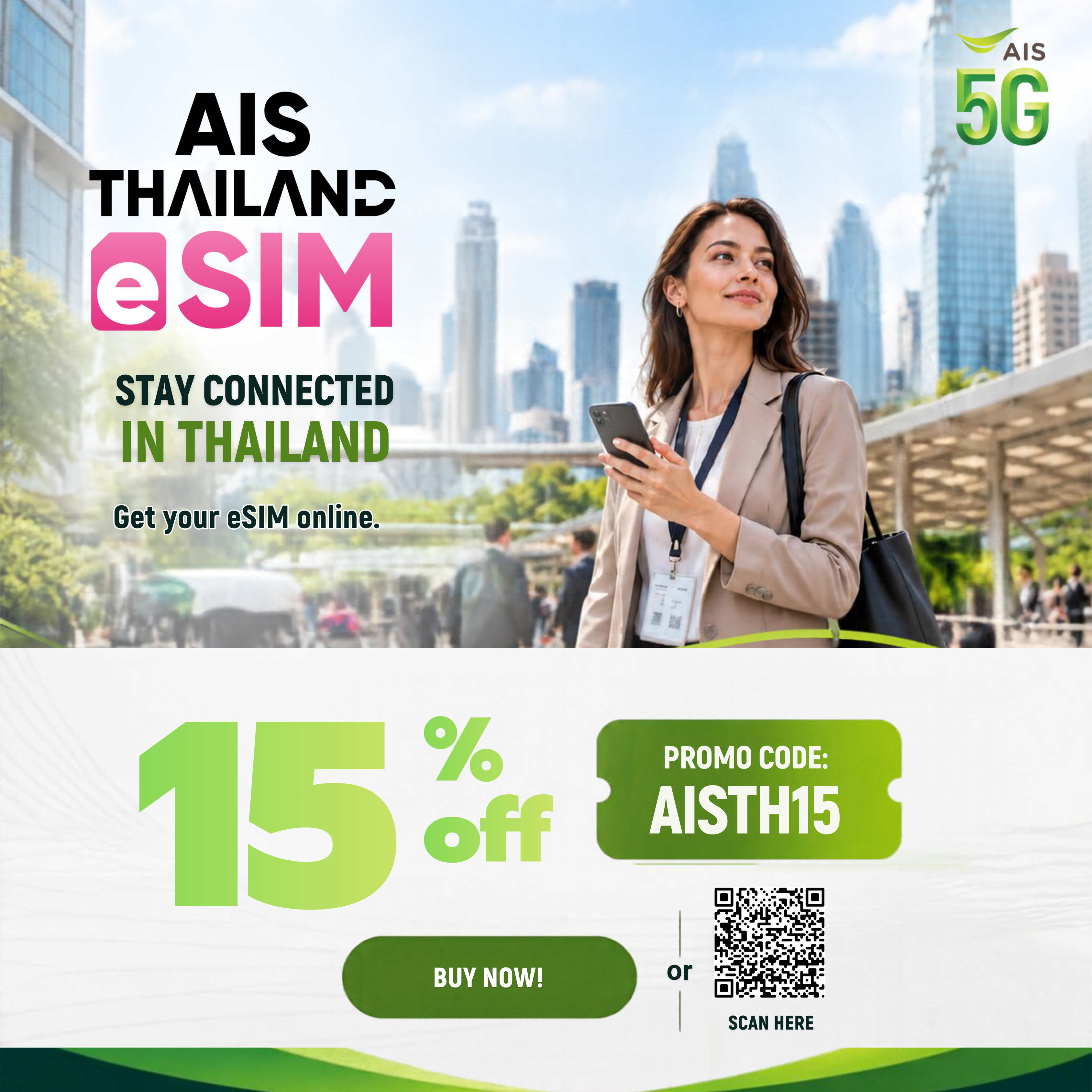 AIS TOURIST eSIM online offer